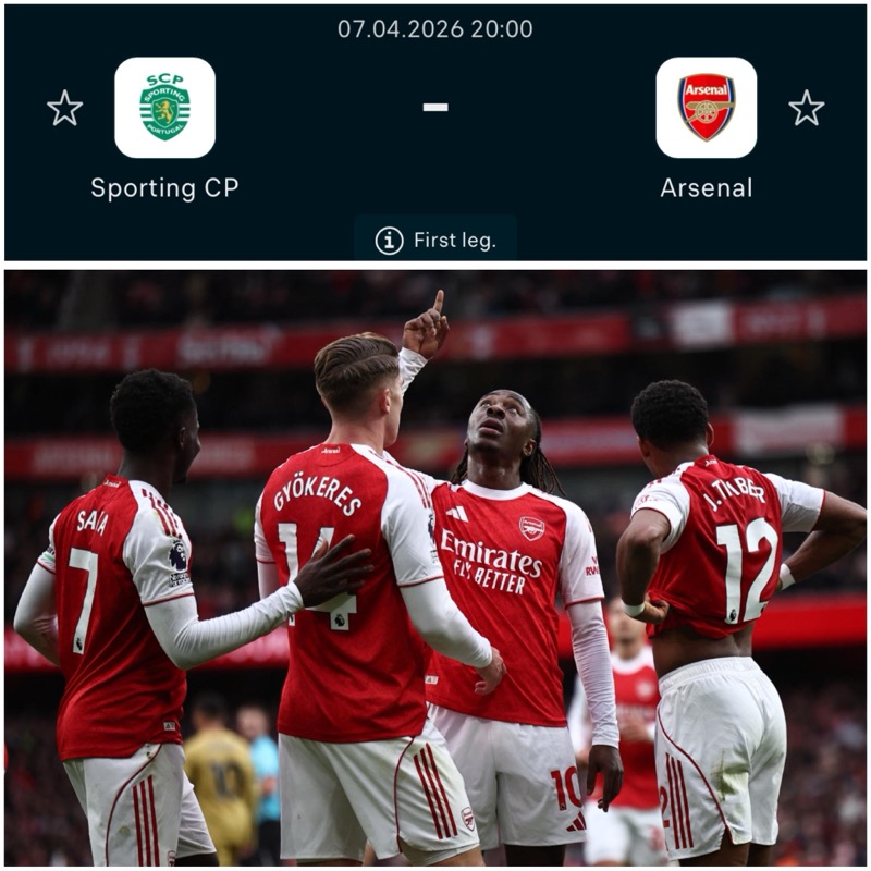 Sporting CP vs Arsenal — Gyökeres returns